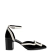 Scarpin Verniz Preto/Off White - imagem 2