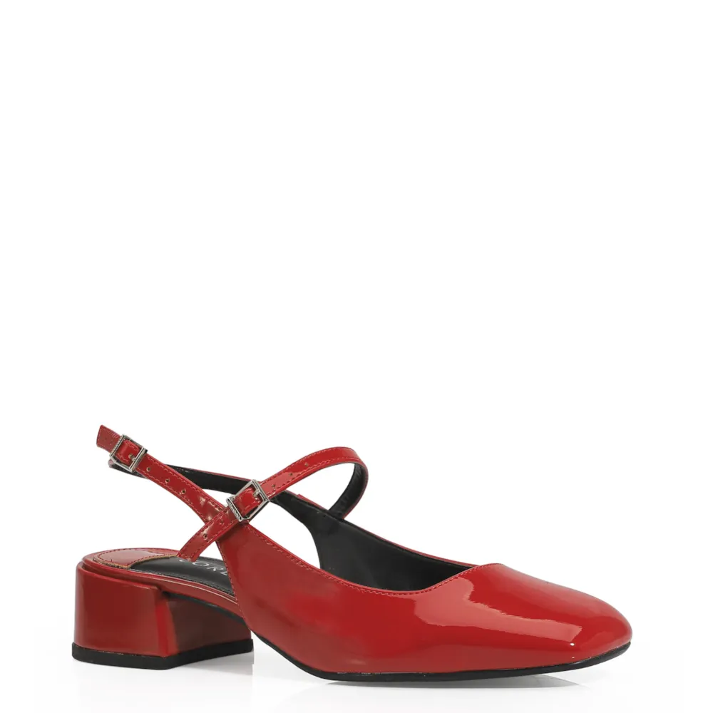 Scarpin Verniz Vermelho
