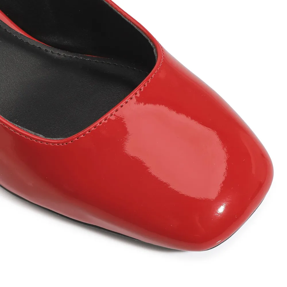 Scarpin Verniz Vermelho - imagem 7