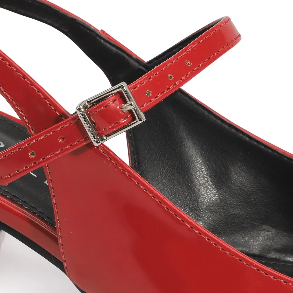 Scarpin Verniz Vermelho - imagem 8