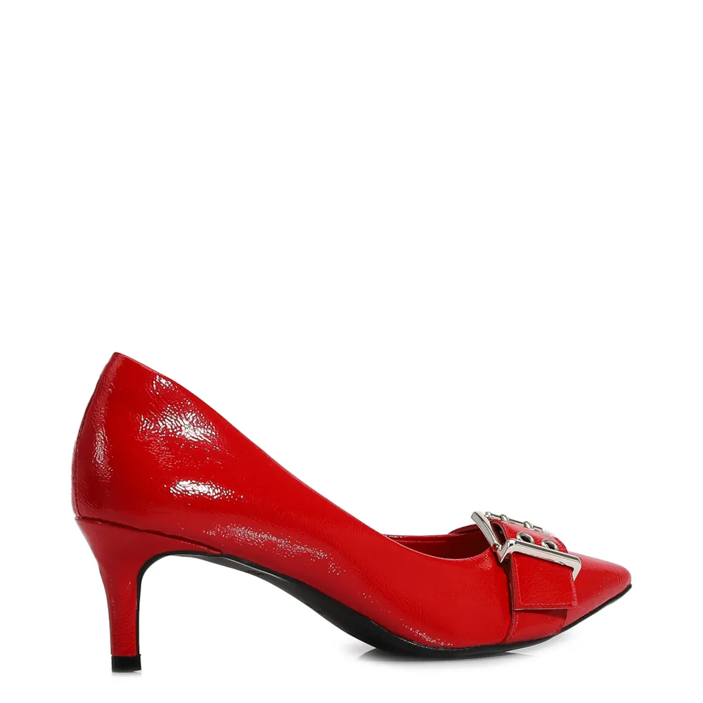 Scarpin Verniz Vermelho - imagem 3