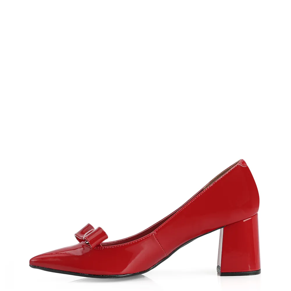 Scarpin Verniz Vermelho - imagem 4