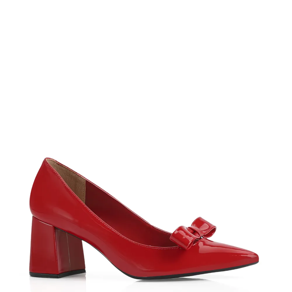 Scarpin Verniz Vermelho