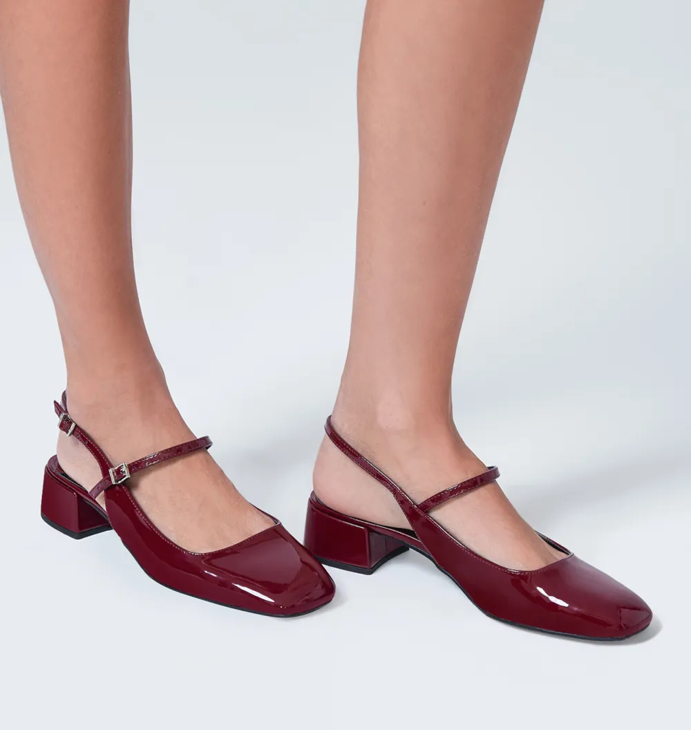 Scarpin Verniz Vinho - imagem 2