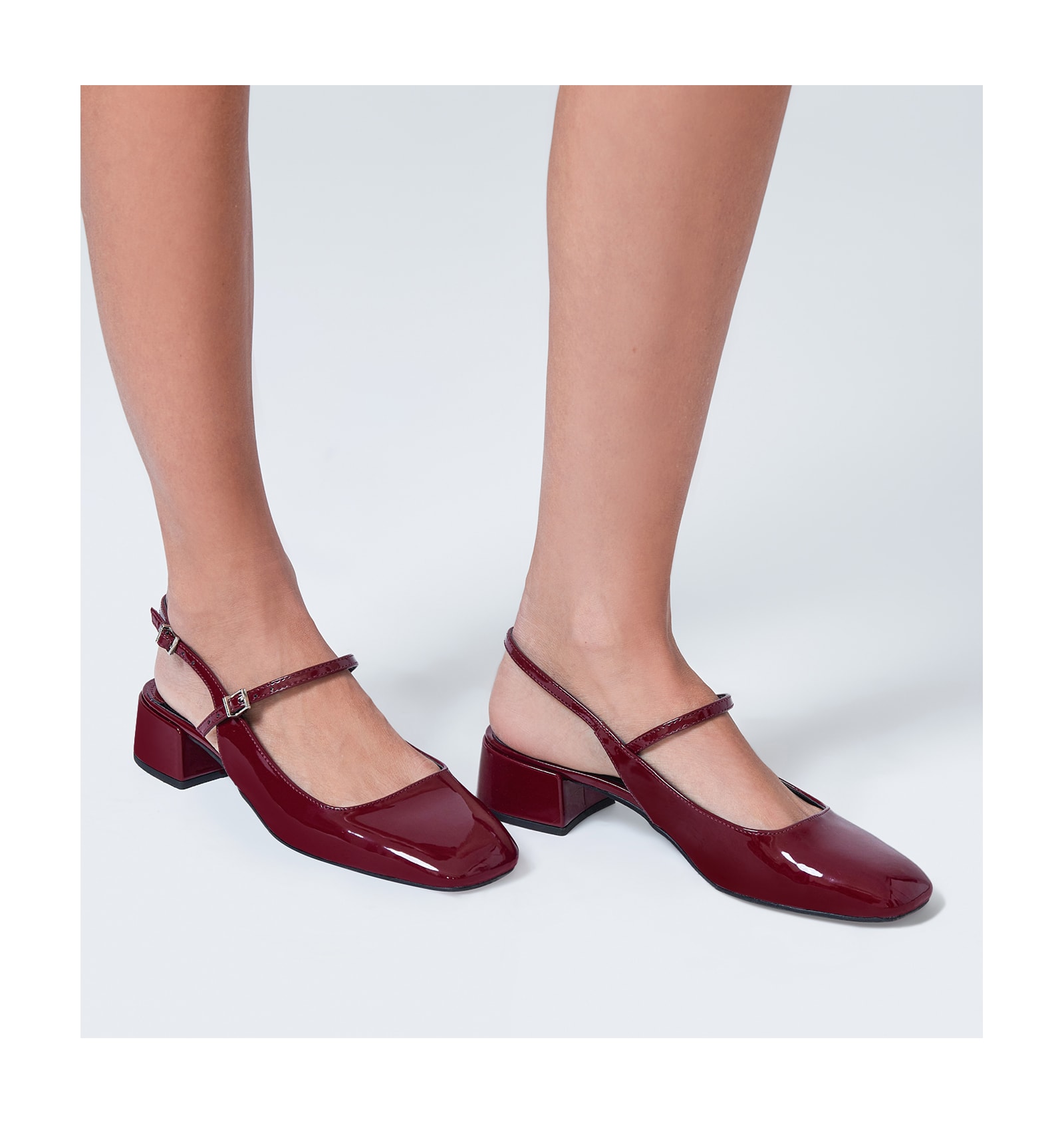 Scarpin Verniz Vinho