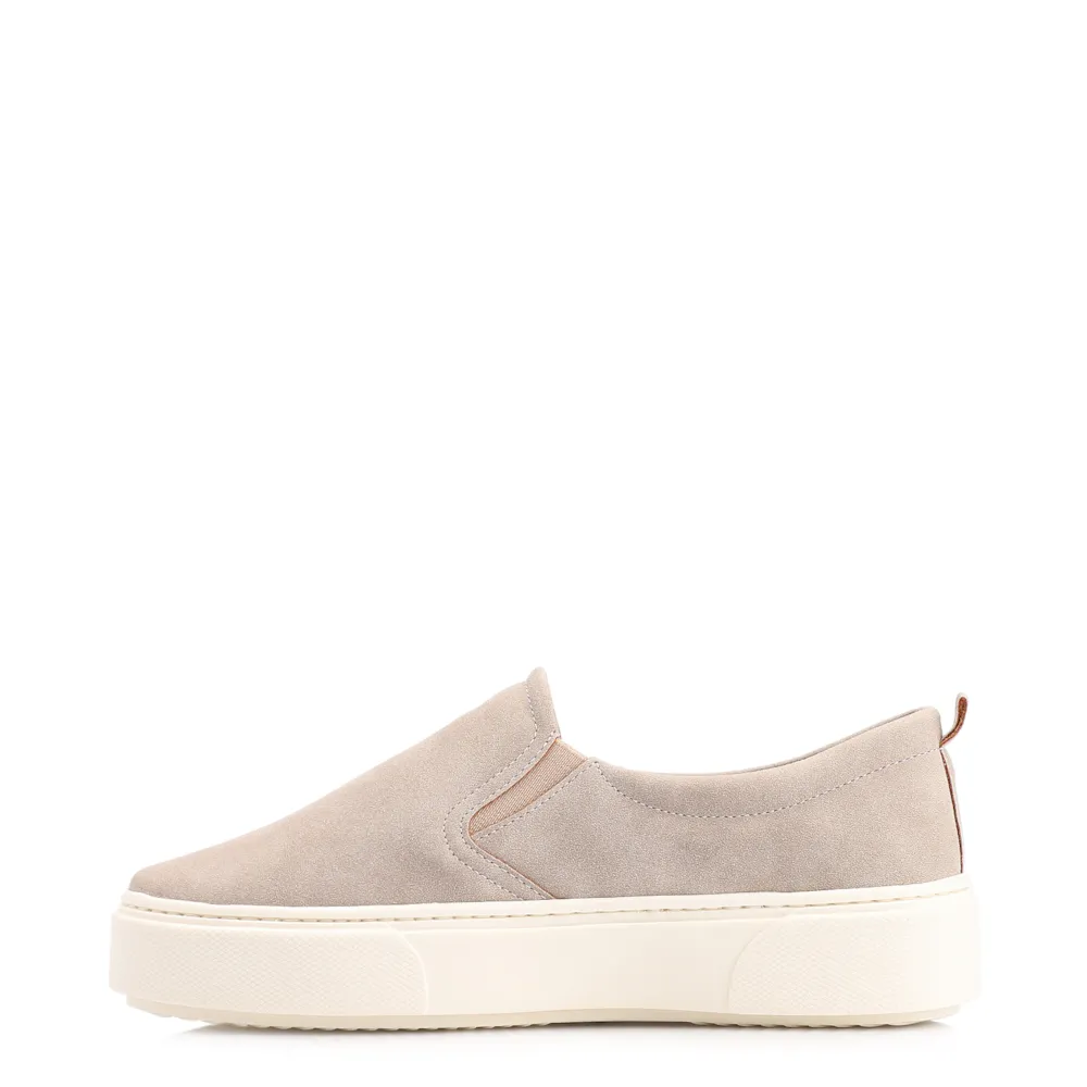  Slip On Alt Camurça Bege - imagem 4