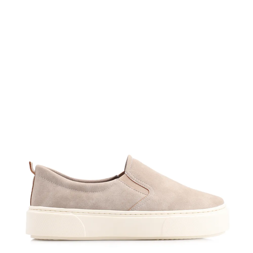  Slip On Alt Camurça Bege - imagem 2
