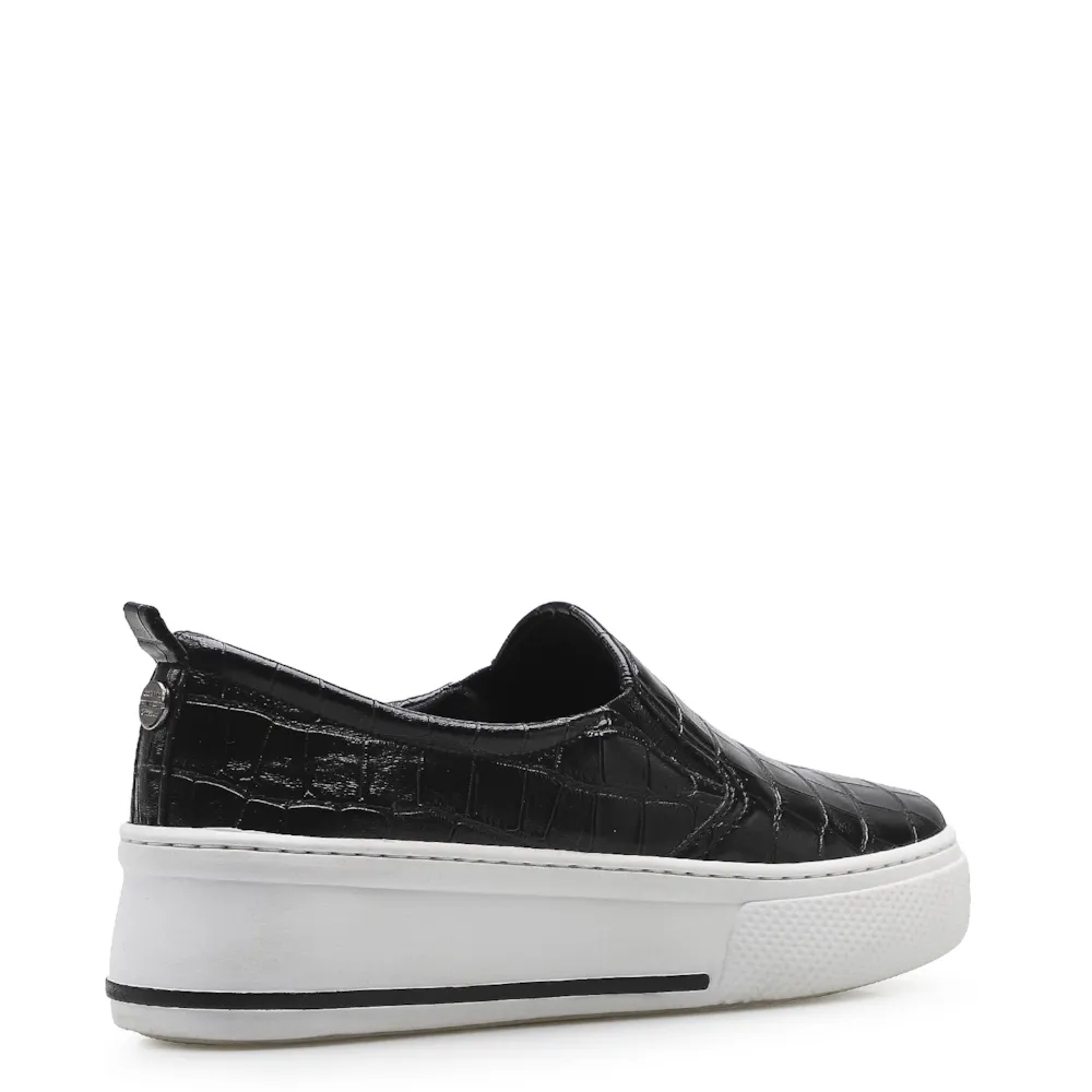 Slip On Alternativo Croco Preto - imagem 3