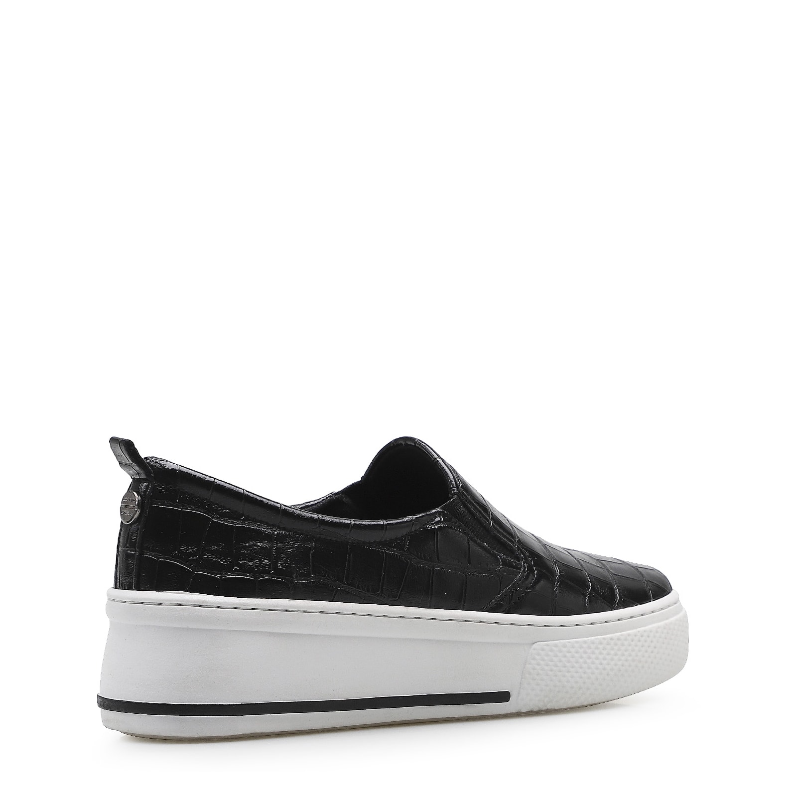 Slip On Alternativo Croco Preto