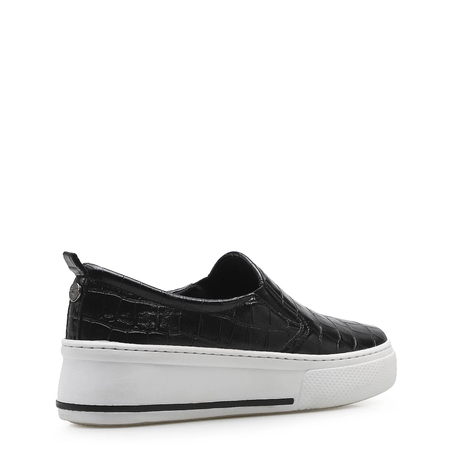 Slip On Alternativo Croco Preto