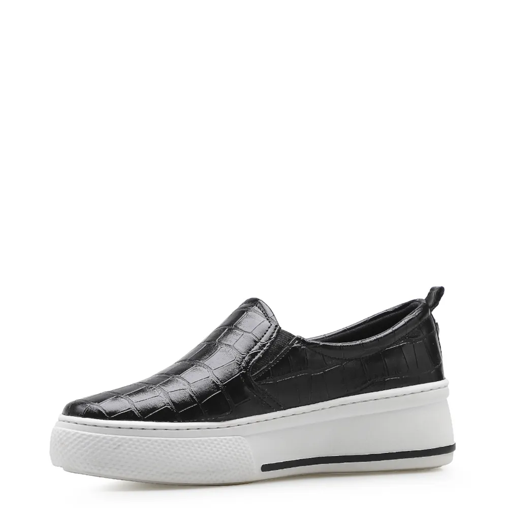 Slip On Alternativo Croco Preto - imagem 4