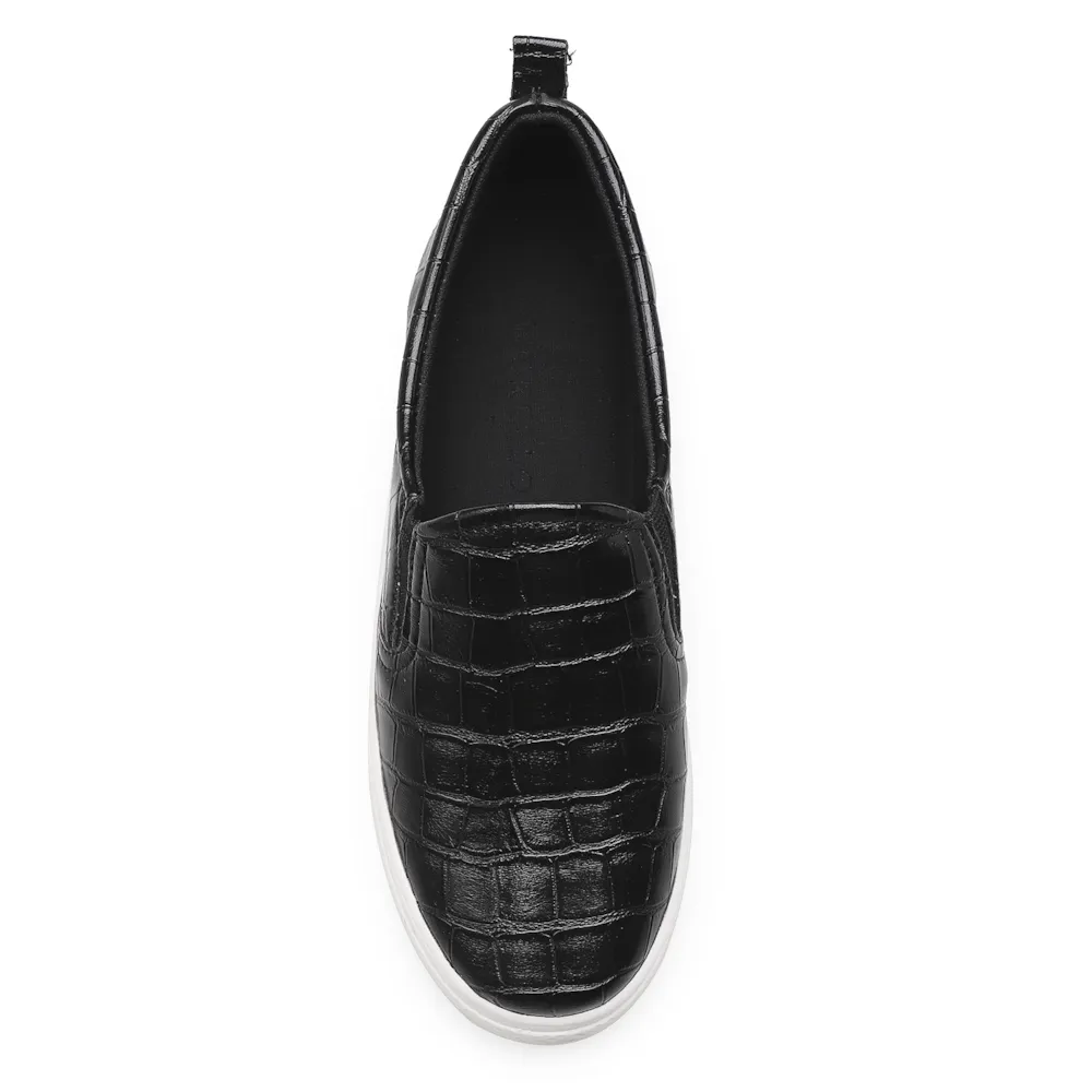 Slip On Alternativo Croco Preto - imagem 5