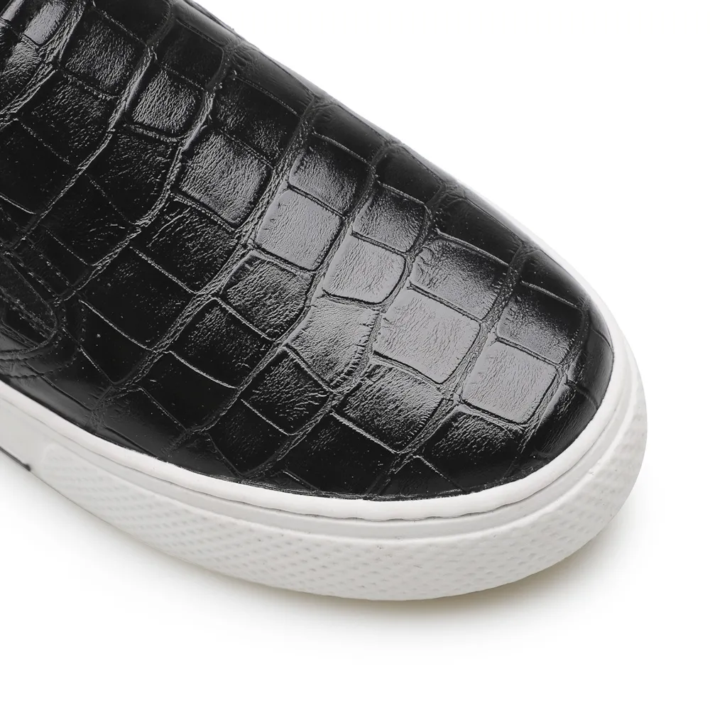 Slip On Alternativo Croco Preto - imagem 6
