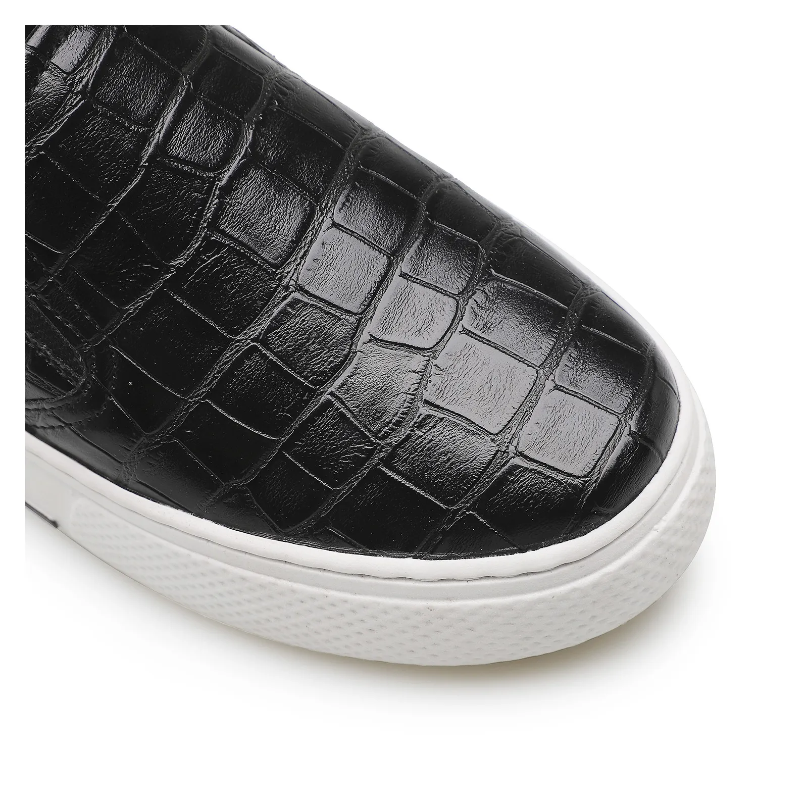 Slip On Alternativo Croco Preto