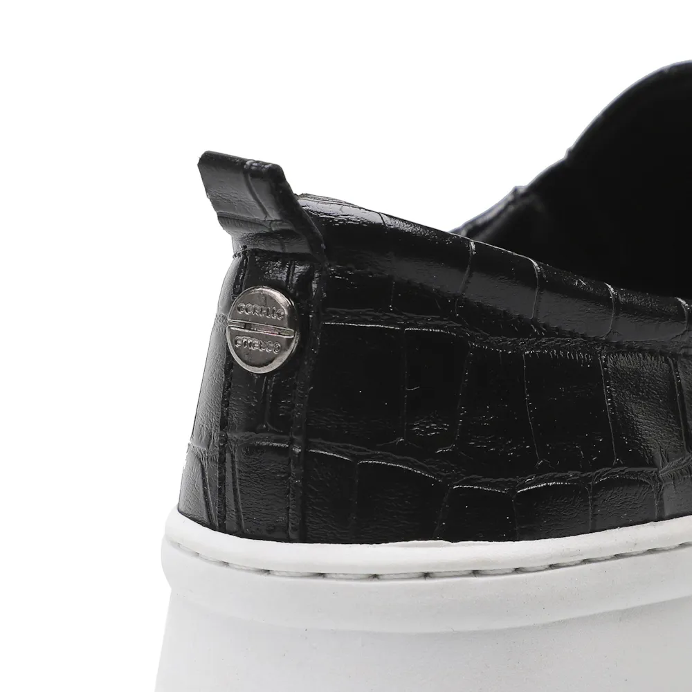 Slip On Alternativo Croco Preto - imagem 7