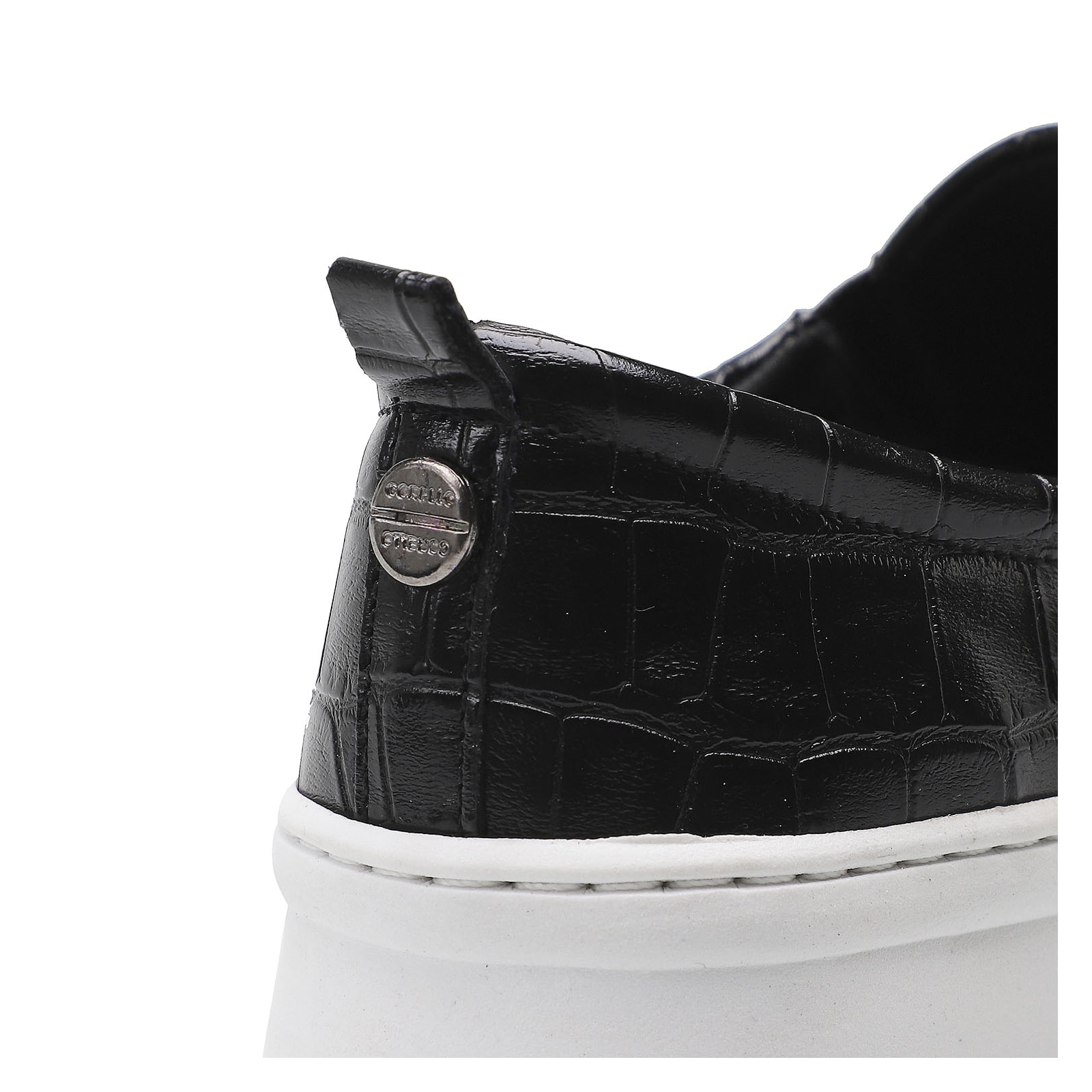 Slip On Alternativo Croco Preto