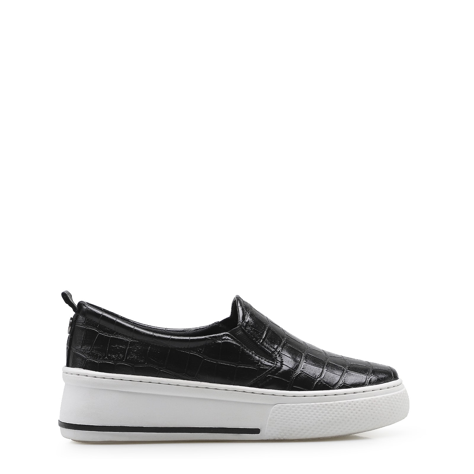 Slip On Alternativo Croco Preto