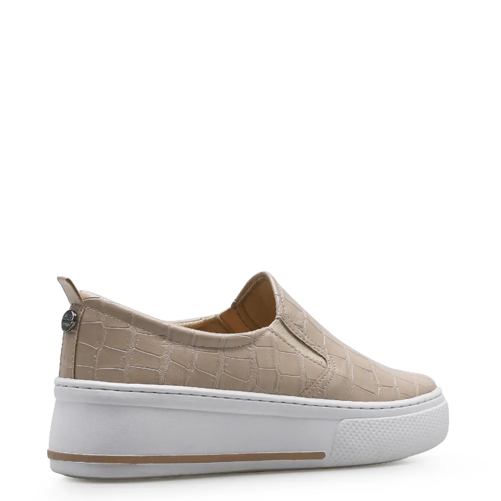 Slip On Alternativo Croco Vanilla - imagem 3