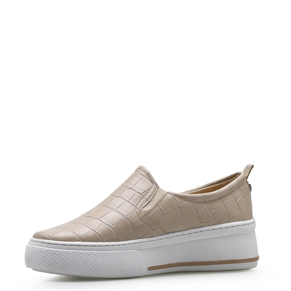 Slip On Alternativo Croco Vanilla - imagem 4