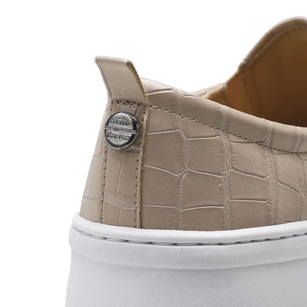 Slip On Alternativo Croco Vanilla - imagem 7