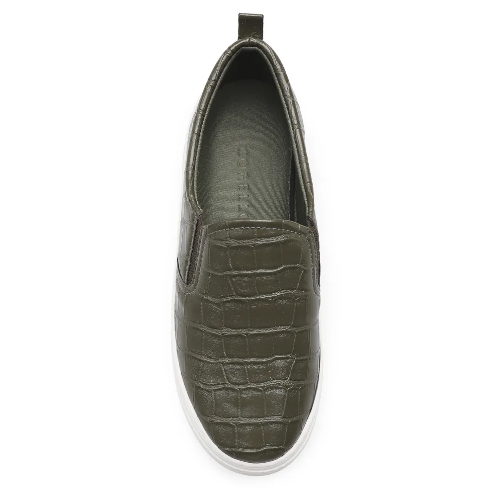 Slip On Alternativo Croco Verde Oliva - imagem 5