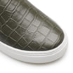 Slip On Alternativo Croco Verde Oliva - imagem 6
