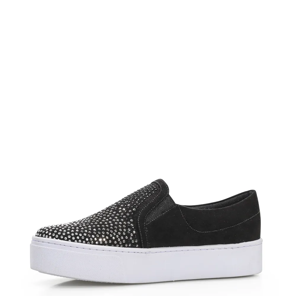 Slip On Brilho Alternativo Camurça Preto - imagem 4