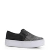 Slip On Brilho Alternativo Camurça Preto - imagem 1