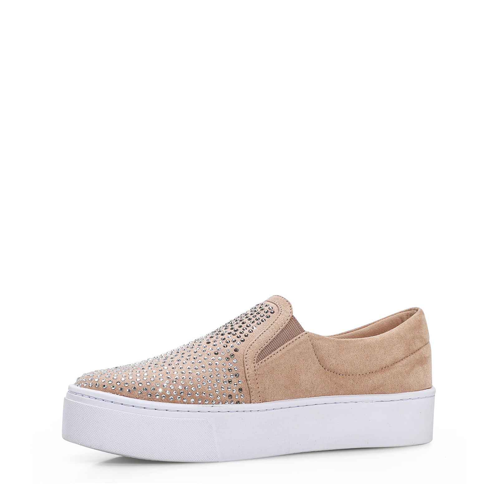 Slip On Brilho Alternativo Camurça Rosado