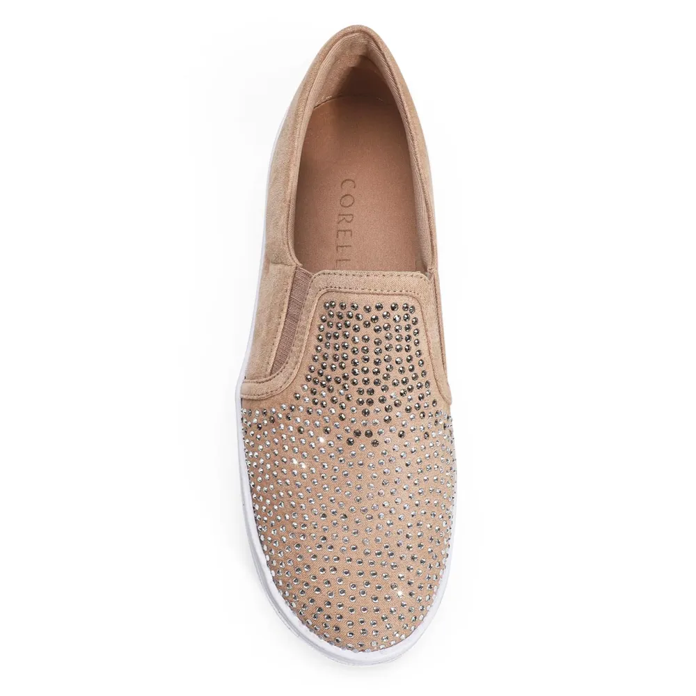 Slip On Brilho Alternativo Camurça Rosado - imagem 5