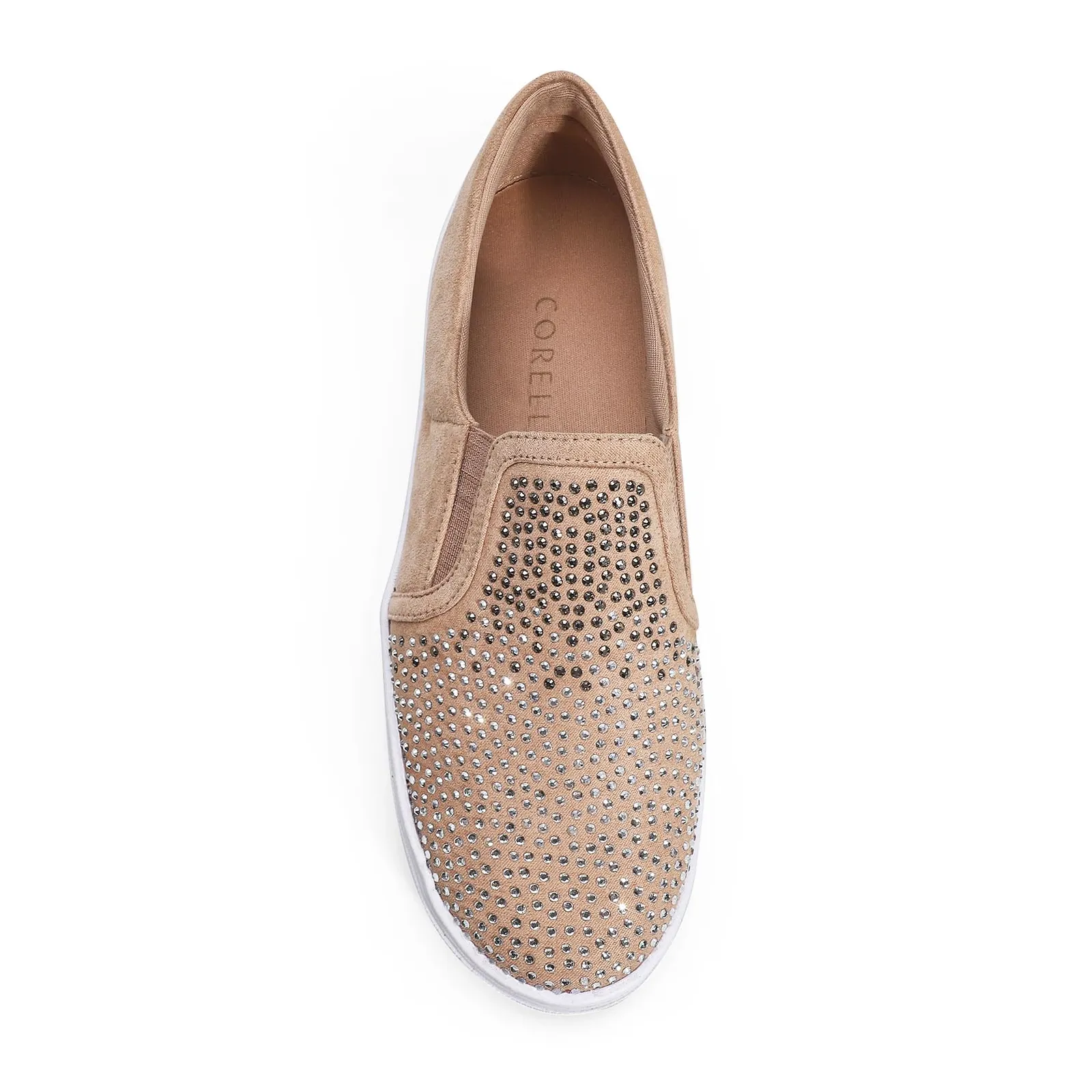 Slip On Brilho Alternativo Camurça Rosado