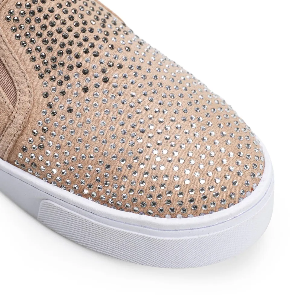 Slip On Brilho Alternativo Camurça Rosado - imagem 6