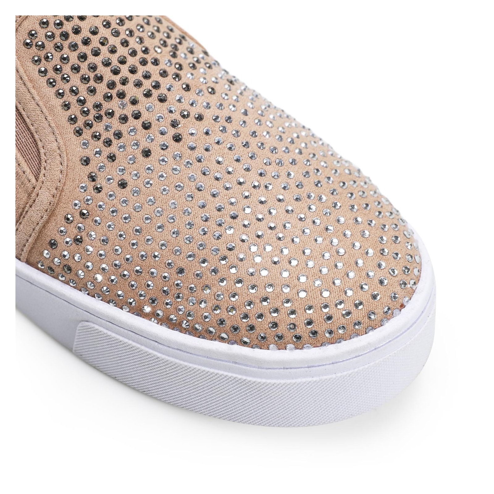 Slip On Brilho Alternativo Camurça Rosado