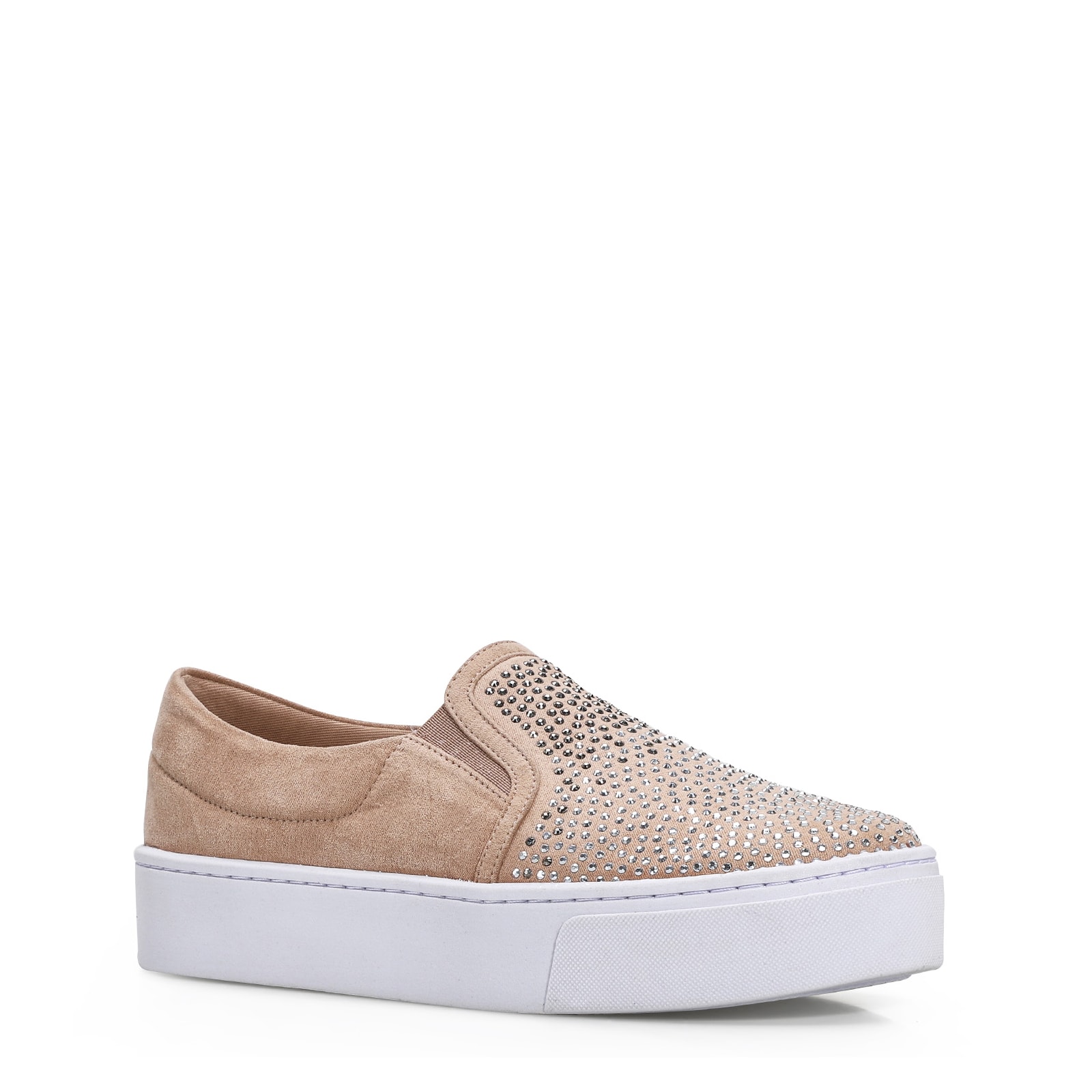 Slip On Brilho Alternativo Camurça Rosado