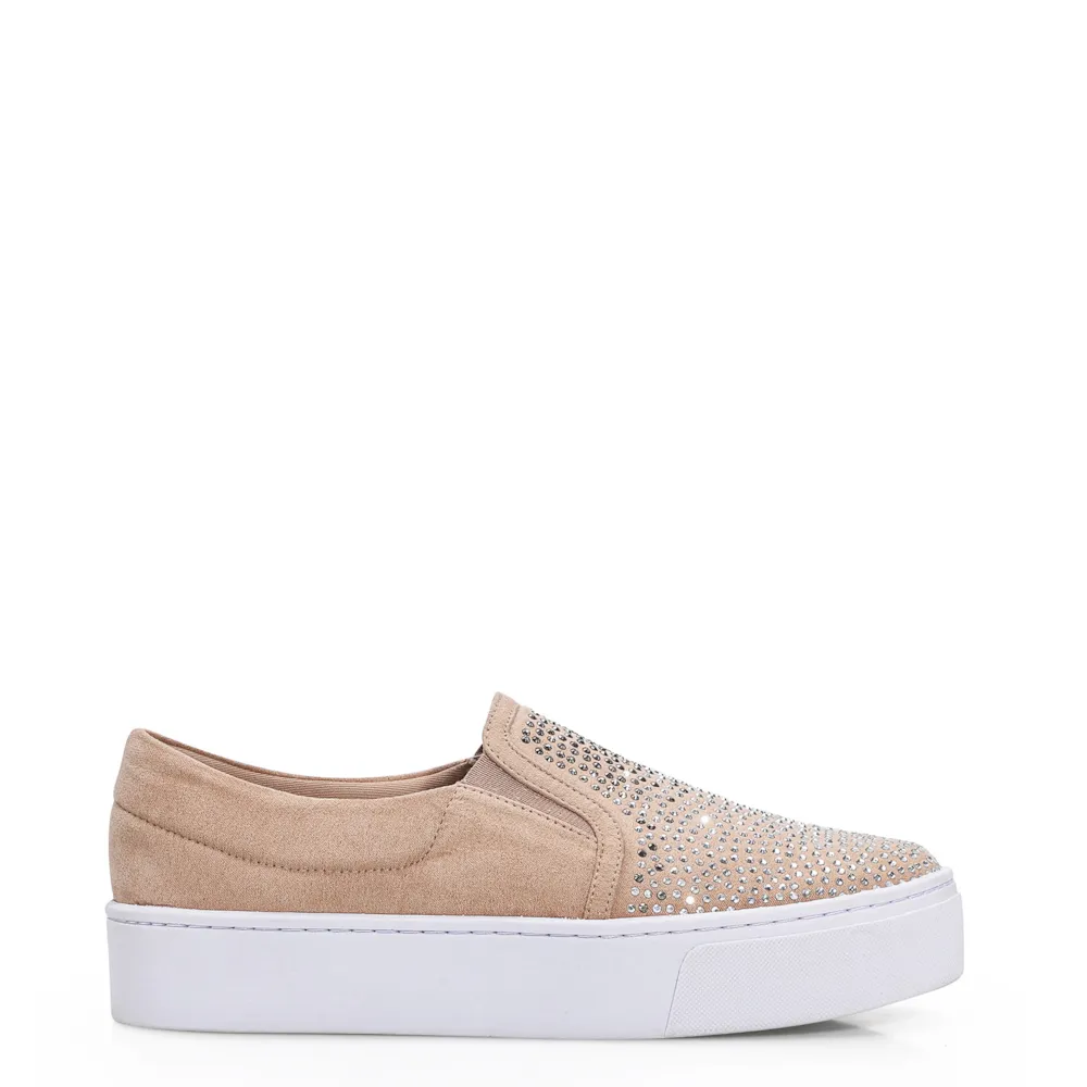 Slip On Brilho Alternativo Camurça Rosado - imagem 2