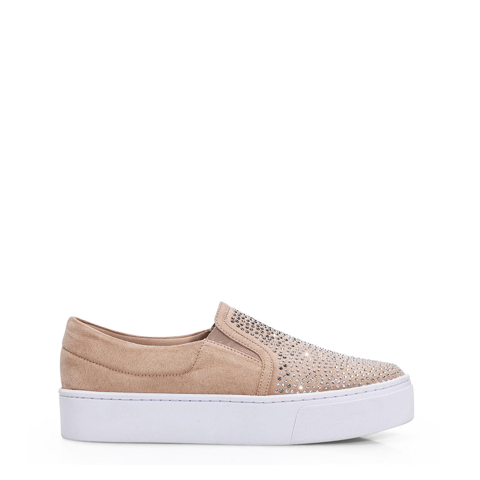 Slip On Brilho Alternativo Camurça Rosado