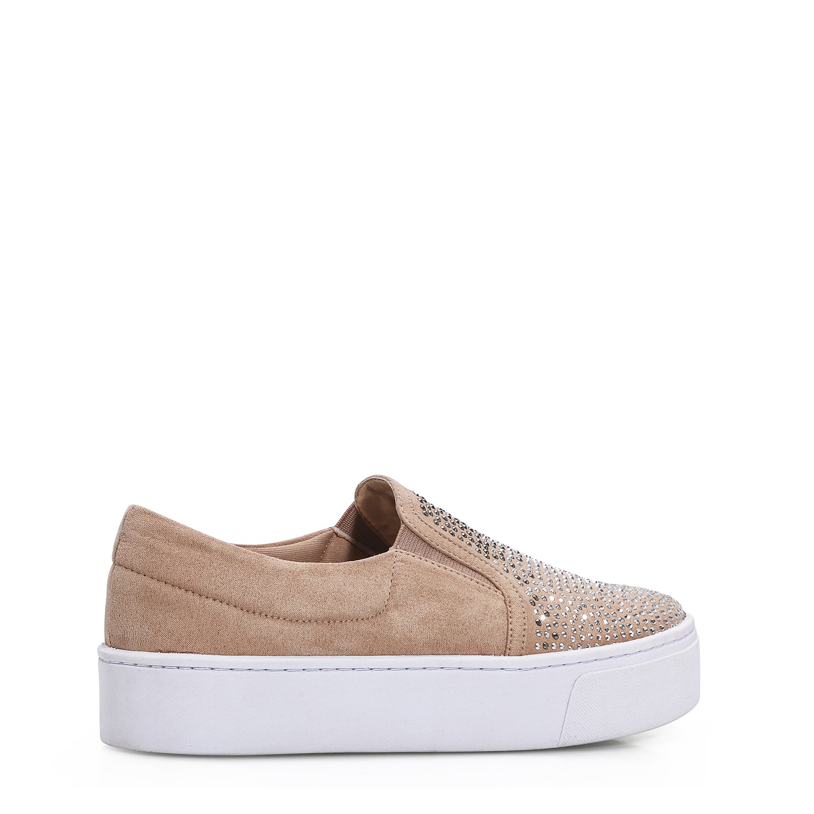 Slip On Brilho Alternativo Camurça Rosado