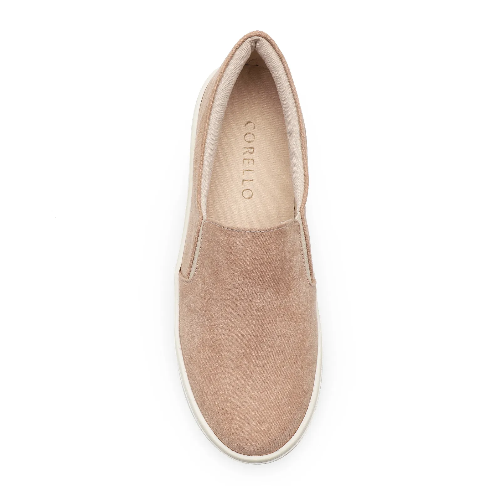Slip On Camurça Bege