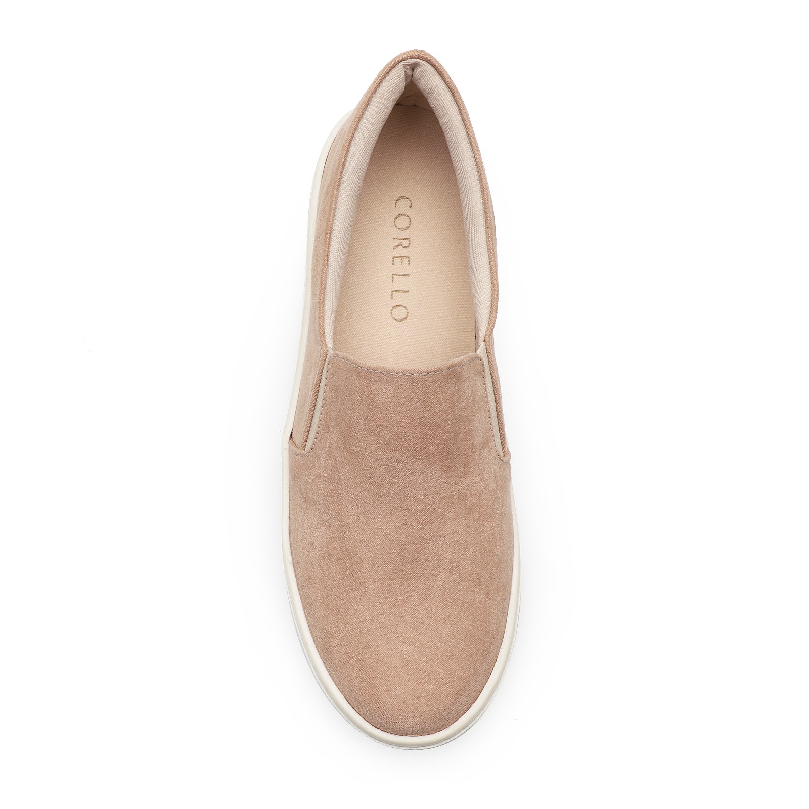Slip On Camurça Bege