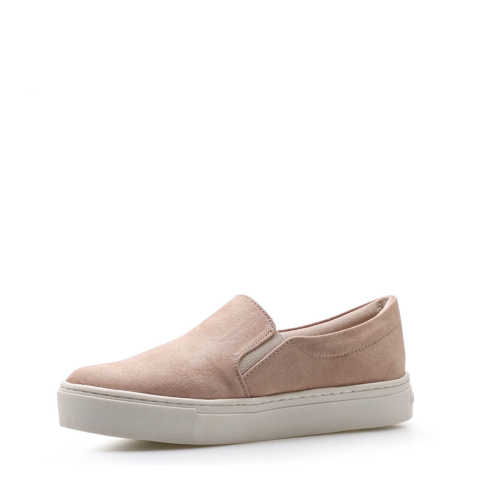 Slip On Camurça Bege