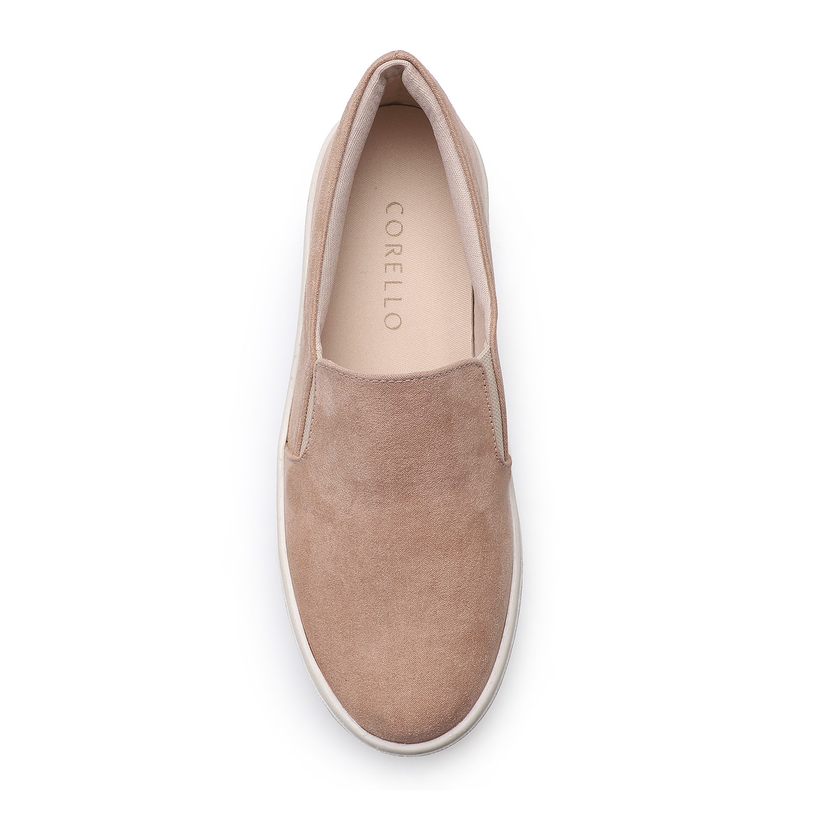 Slip On Camurça Bege