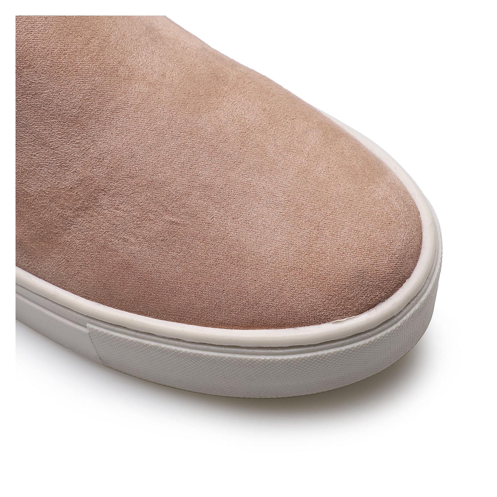 Slip On Camurça Bege