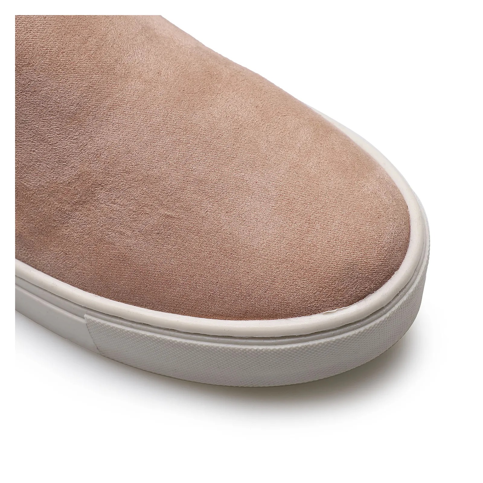 Slip On Camurça Bege