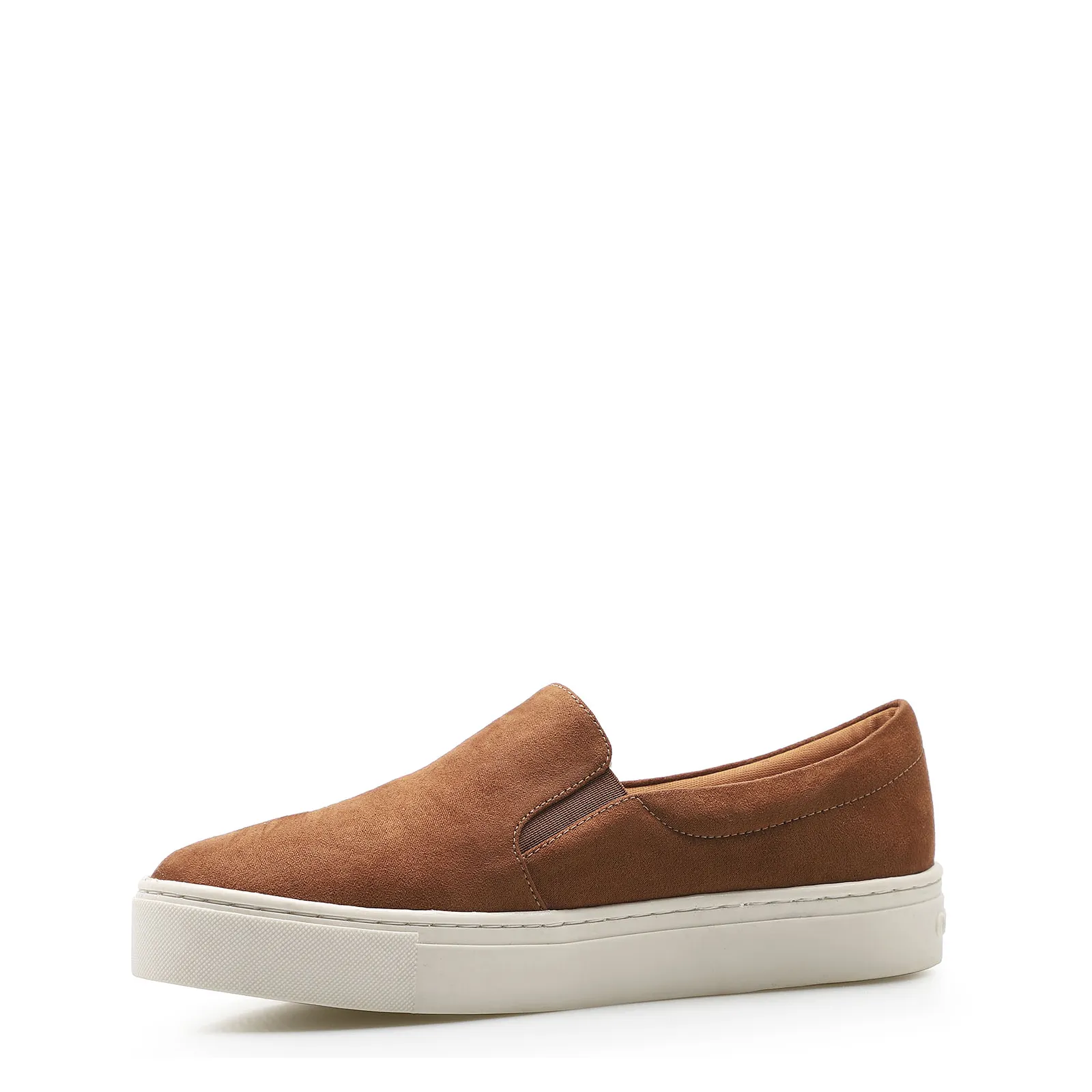 Slip On Camurça Caramelo