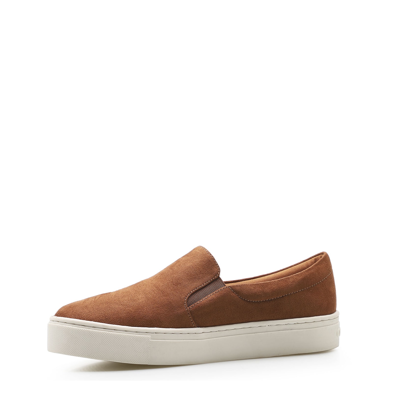Slip On Camurça Caramelo