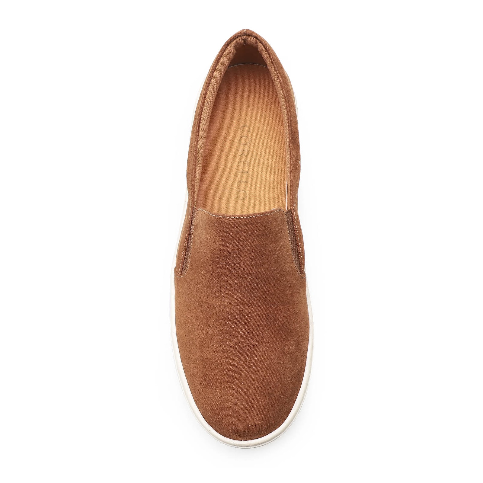 Slip On Camurça Caramelo