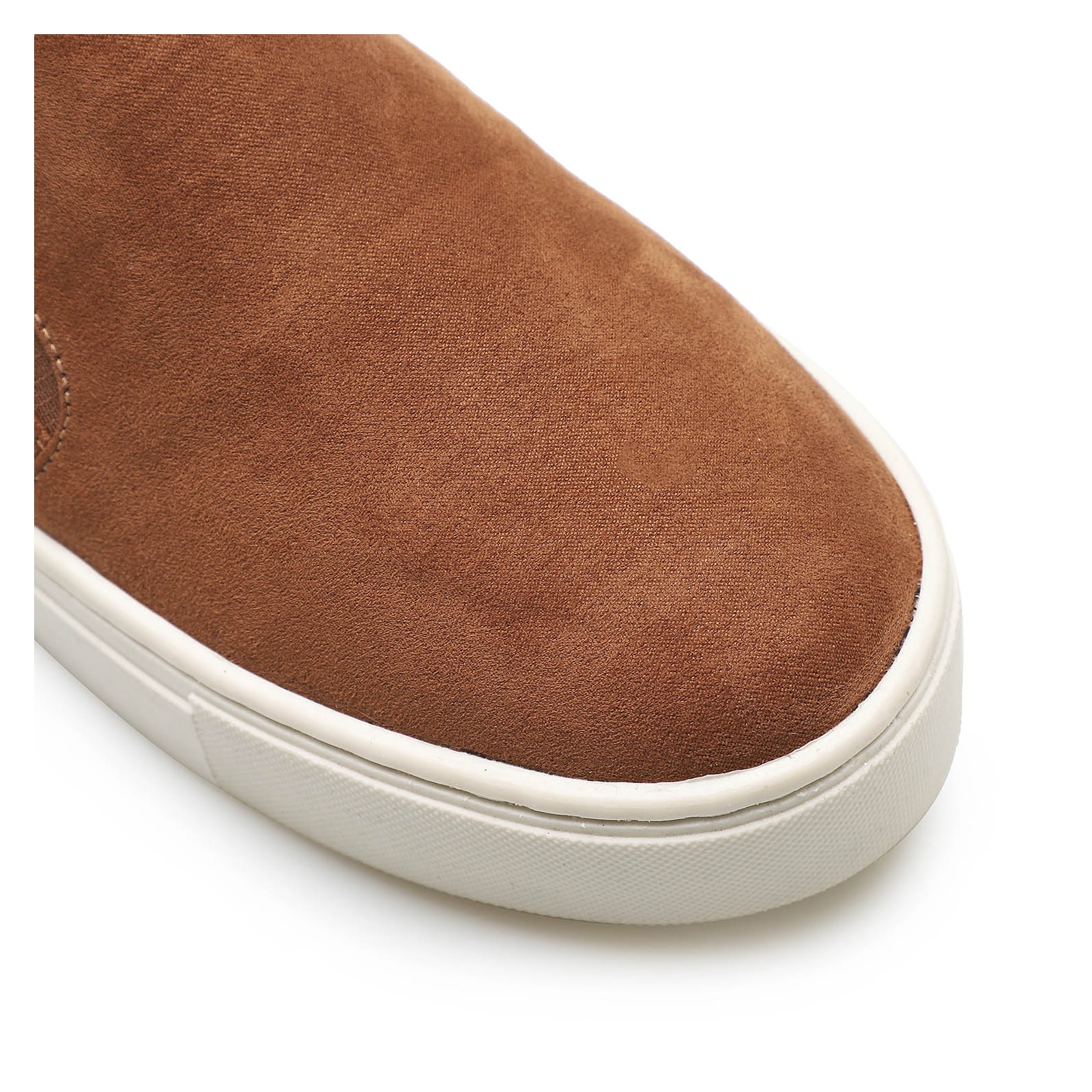 Slip On Camurça Caramelo