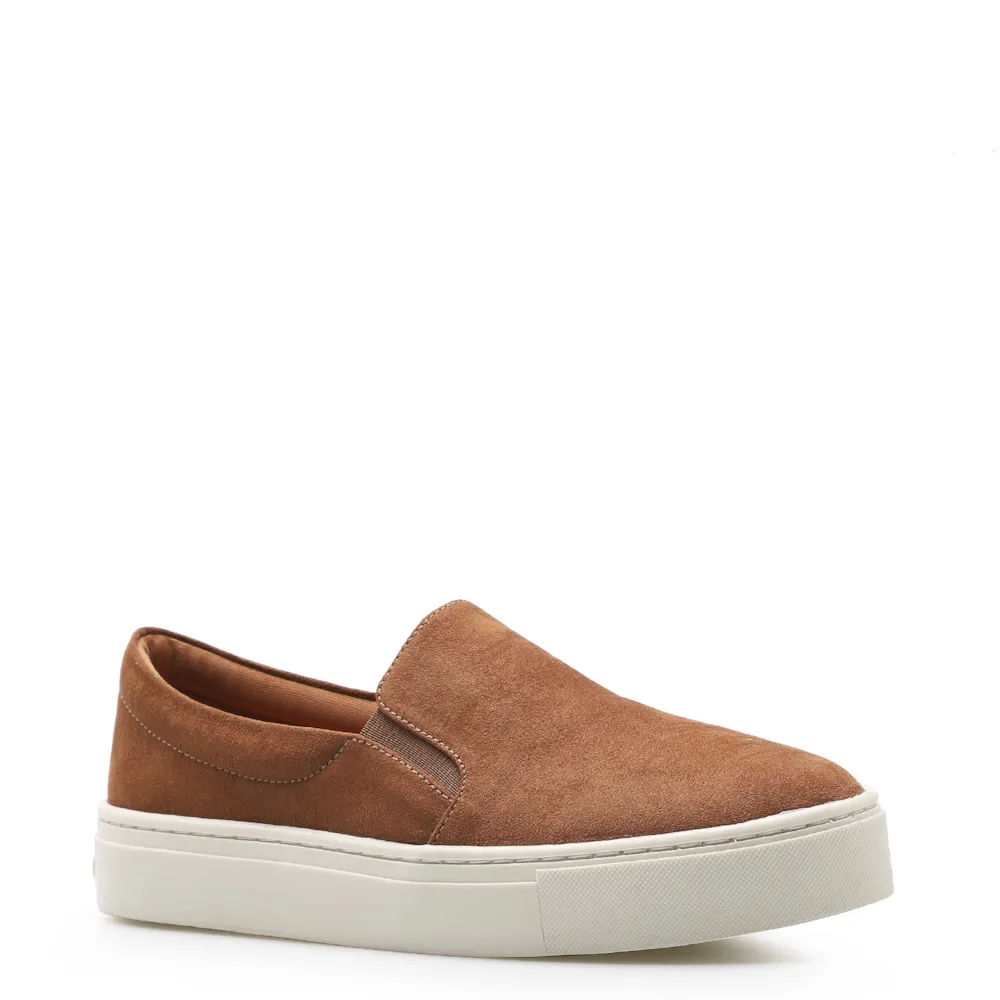Slip On Camurça Caramelo