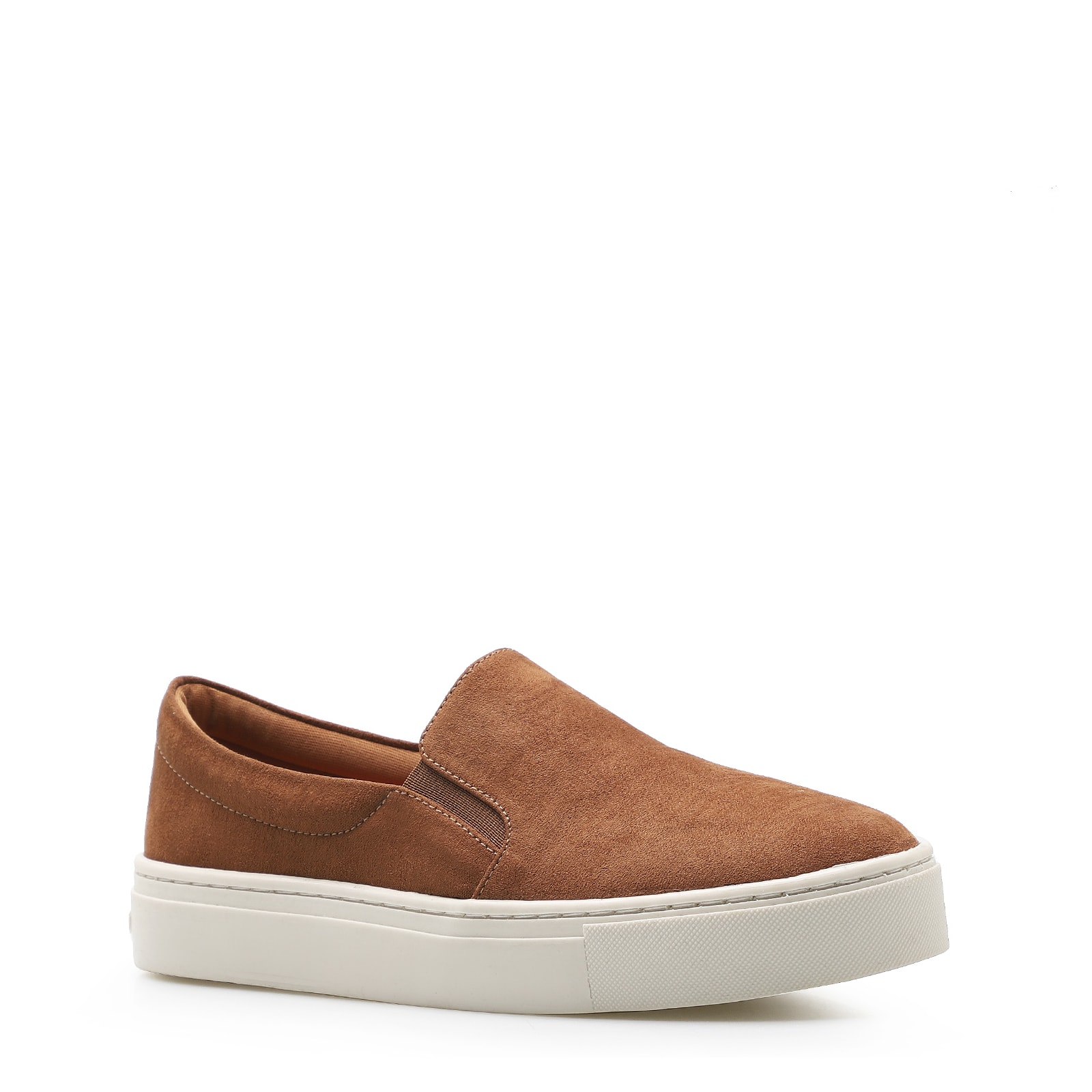 Slip On Camurça Caramelo