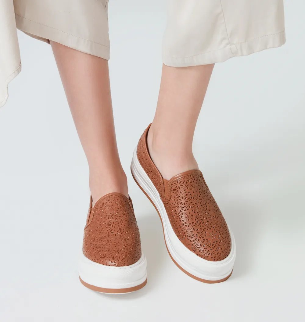 Slip On Couro Caramelo - imagem 2